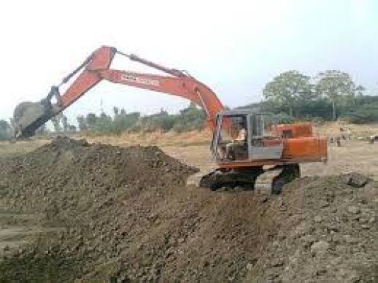 Reservoir  excavation work Rajpura (Punjab)
