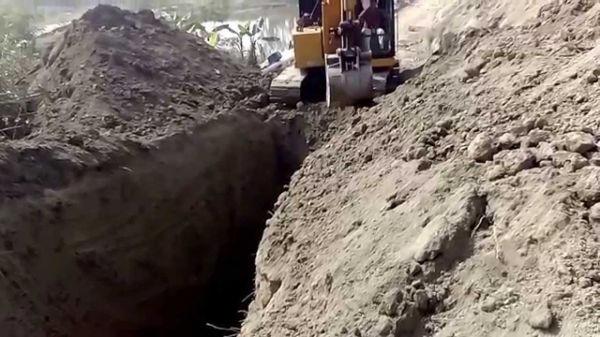 Diesel pipe line excavation work Sawaimadhopur (Raj.)